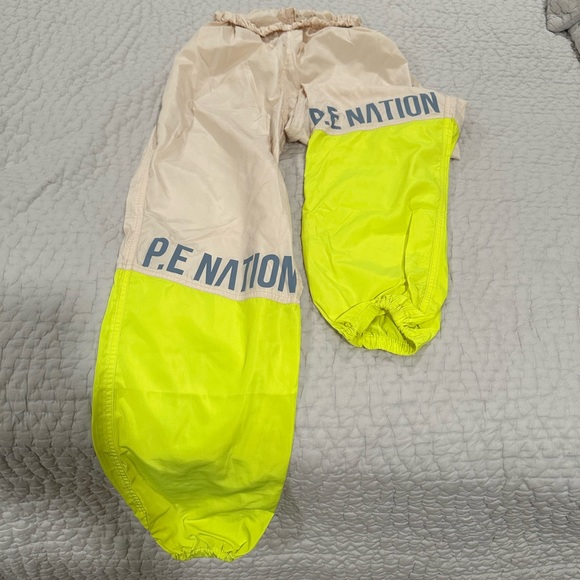 P.E Nation First Position Sweat Pants XS ballet trash bag pants - Picture 4 of 5